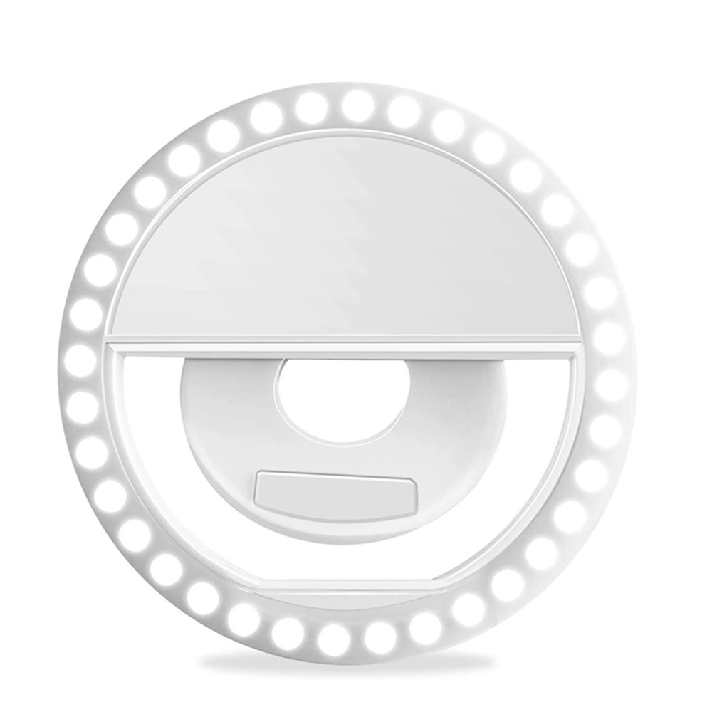 Photography Lighting Set Up - USB Charging LED Selfie Ring Light