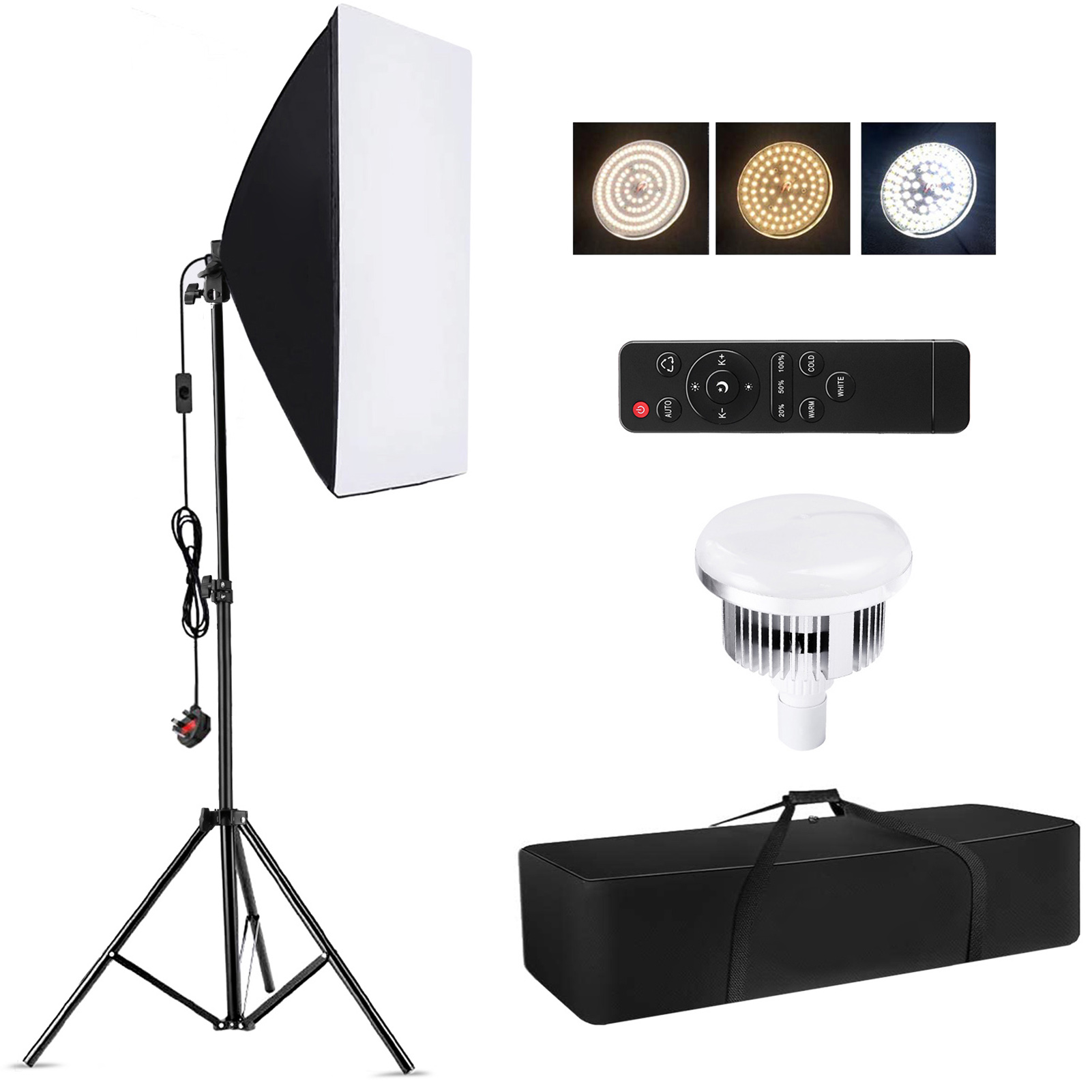 Photography Lighting Set Up - Camnoon Studio Photography Light kit Softbox