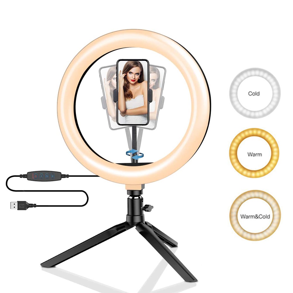 Photography Lighting Set Up - 26cm 10 inch Led Ring Selfie