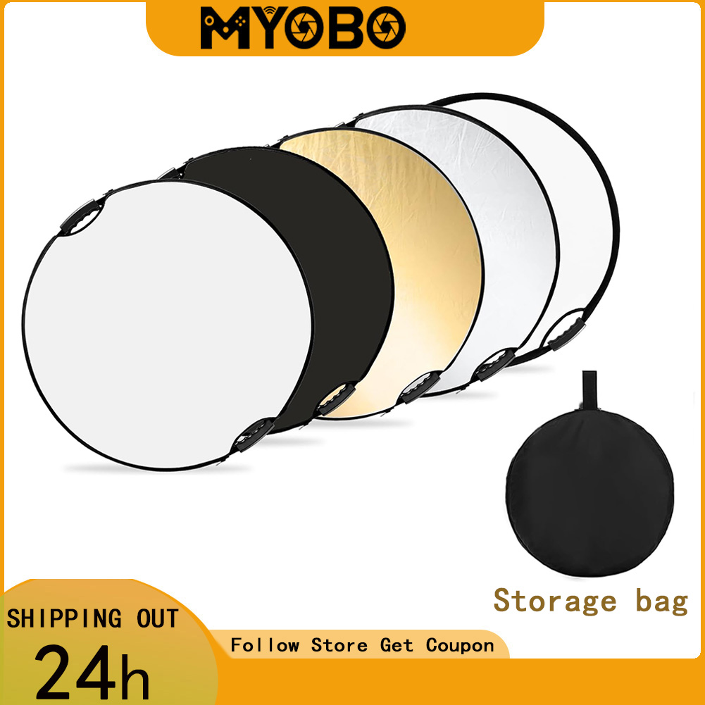 Photography Lighting Reflectors - MYOBO Reflector Photography Collapsible Light Reflector