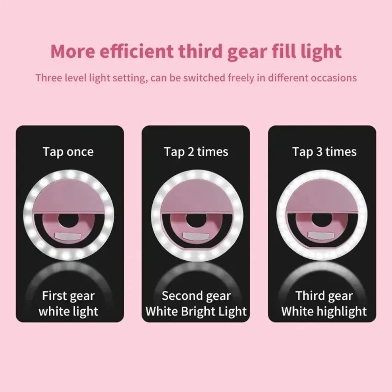 1-4pcs LED Selfie Ring Fill Li - Photography Lighting Set Up recension och pris