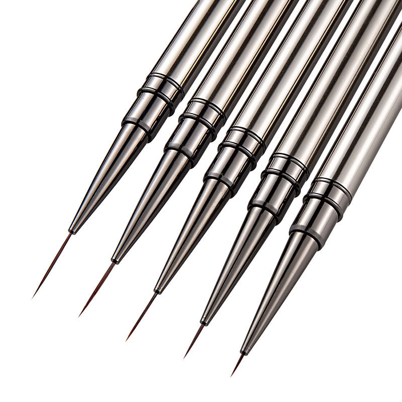 5pcs Nail Art Liner Brushes Se - Coloured Gel Set recension och pris
