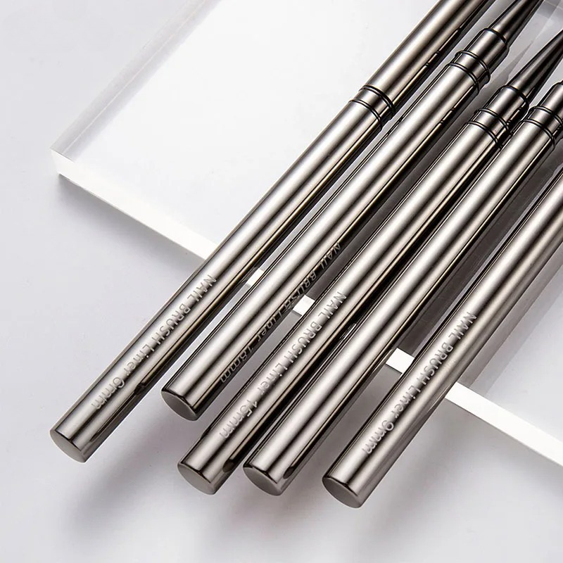 5pcs Nail Art Liner Brushes Se - Coloured Gel Set recension och pris