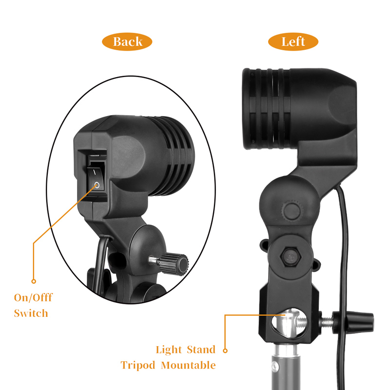 1.8m Cable Cord Light Bulb Sta - Photography Umbrella Lighting Kit recension och pris