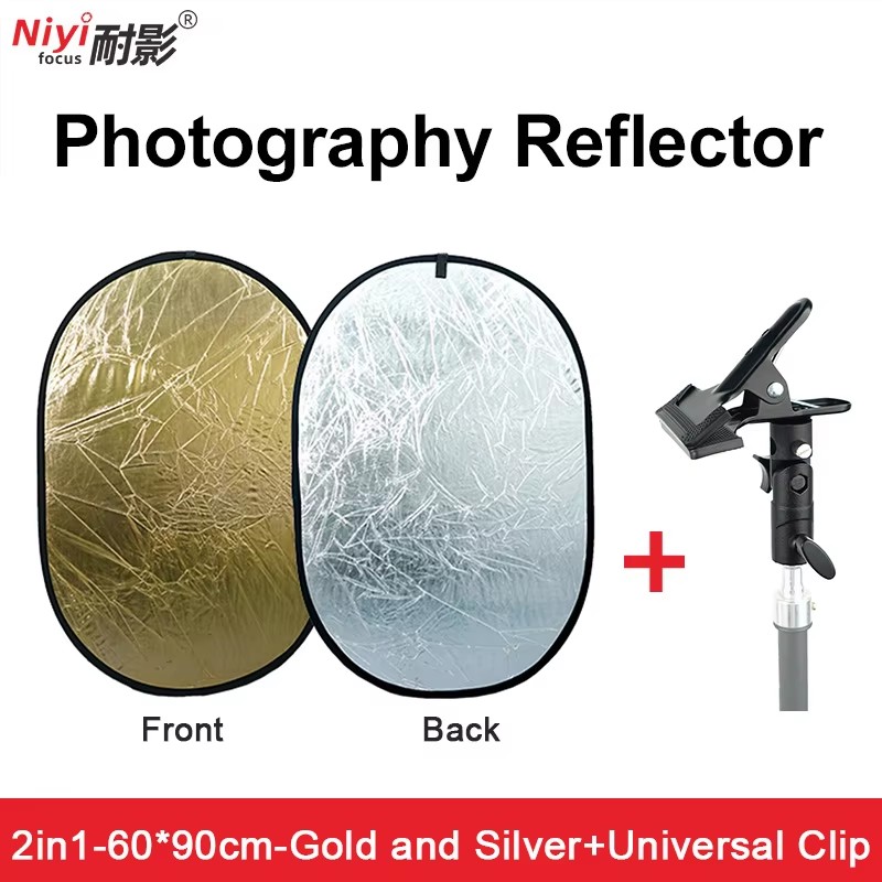 2in1 Round Portable Reflector  - Photography Lighting Reflectors recension och pris