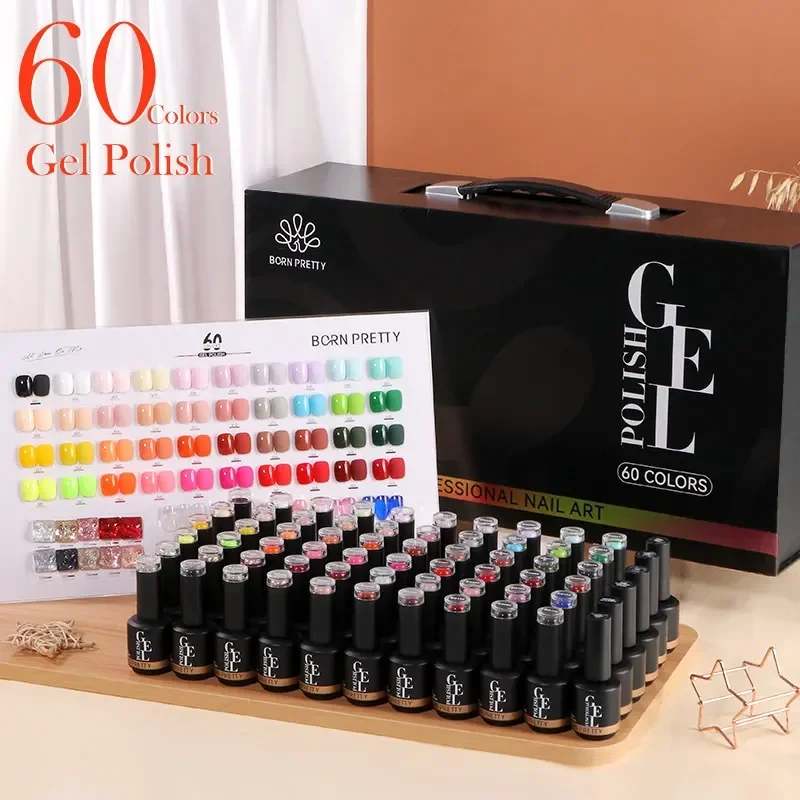 BORN PRETTY 60 Colour Professi - Coloured Gel Set recension och pris