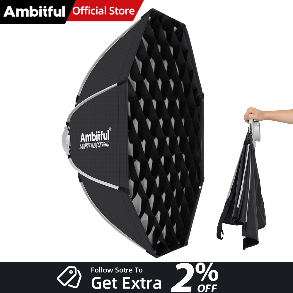 AMBITFUL Q7II 55/65/90cm Bowen - Photography Lighting Set Up recension och pris