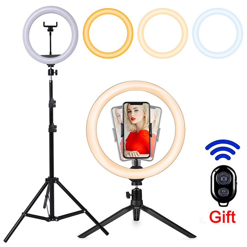 16/26/33cm LED Selfie Ring Lig - Photography Lighting Set Up recension och pris