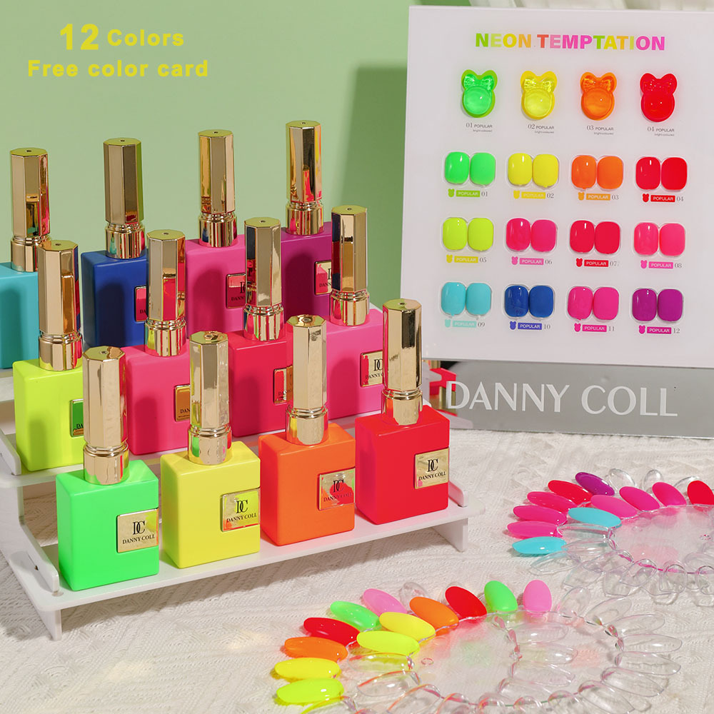 Spring Summer Colourful Fluore - Coloured Gel Set recension och pris