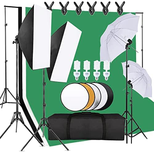 Cost-effective  Photo Studio E - Photography Umbrella Lighting Kit recension och pris