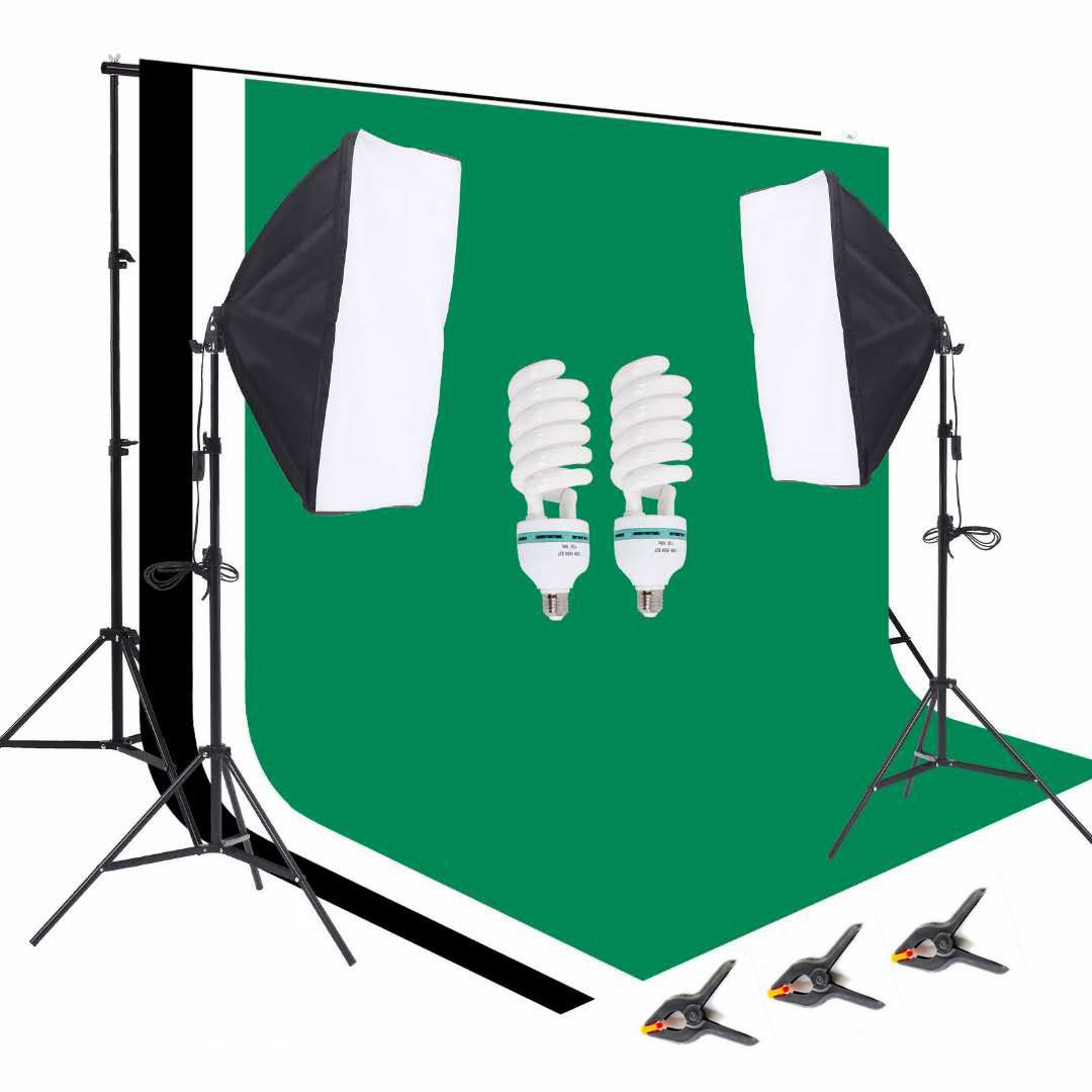 1 Photo Studio Equipment 2.6*3 - Photography Umbrella Lighting Kit recension och pris