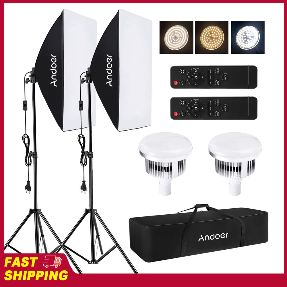 Andoer Softbox Lighting Set St - Photography Umbrella Lighting Kit recension och pris