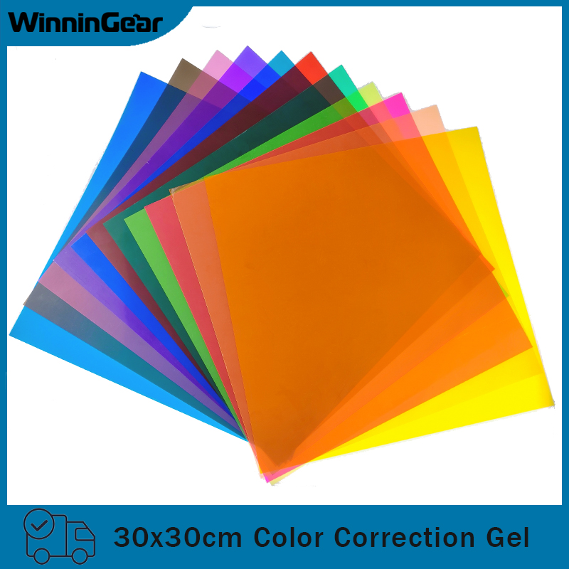 30x30cm 11Pcs PVC Gel Light Fi - Photography Umbrella Lighting Kit recension och pris
